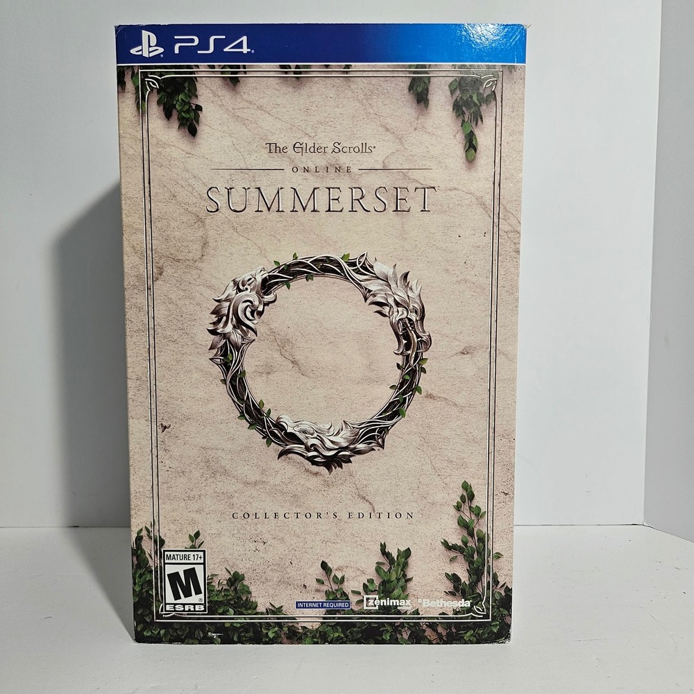 Elder Scrolls Online Summerset Collector's Edition PS4 Mephala Statue No Game